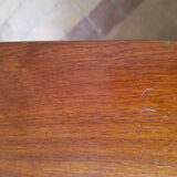 Bahut low teak vintage 80s