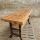 Industrial table side table kitchen island or bathroom furniture