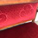 Banquette empire velours rouge