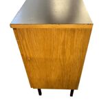 Vintage chest of drawers with steel legs