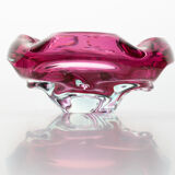 Josef Hospodka for Chribska - Bohemian glass 60s - ash tree - pocket empty