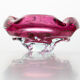 Josef Hospodka for Chribska - Bohemian glass 60s - ash tree - pocket empty