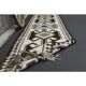 Tapis vintage turc en laine et coton beige noué à la main, années 1970