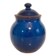 Pot en céramique bleu