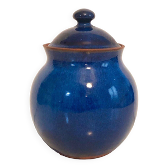 Blue ceramic pot