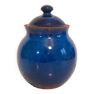 Blue ceramic pot