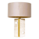 Vintage travertine table lamp attributed to Fratelli Mannelli, Italy, 1970s