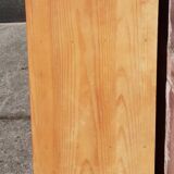 Pine bookcase (251 x 49 x height 288 cm)