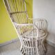 Rattan armchair in the style of "Emmanuelle armchair"