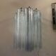 Italian Tube Wall Lights in Murano Glass, Set of 2