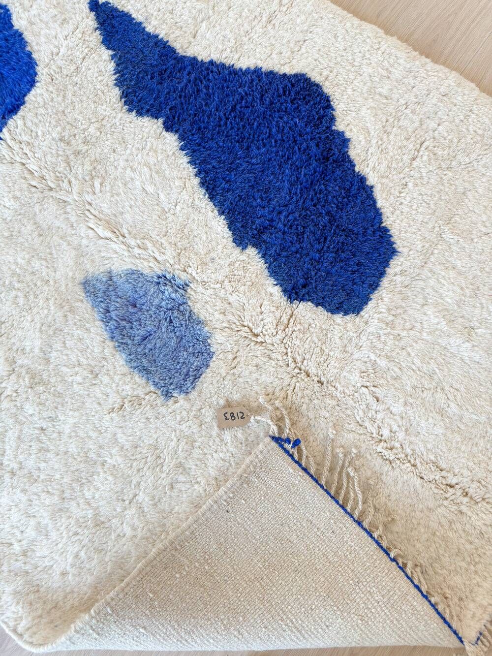 Traditional handmade Beni Ouarin rug size 150 x 250 cm