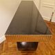 Art Deco console in black lacquered wood