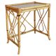 Mid-Century Modern Bamboo & Rattan Nesting Tables, Spain, 1960s