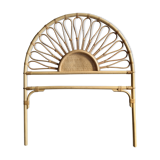Rattan headboard