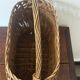Vintage 1950s wicker basket