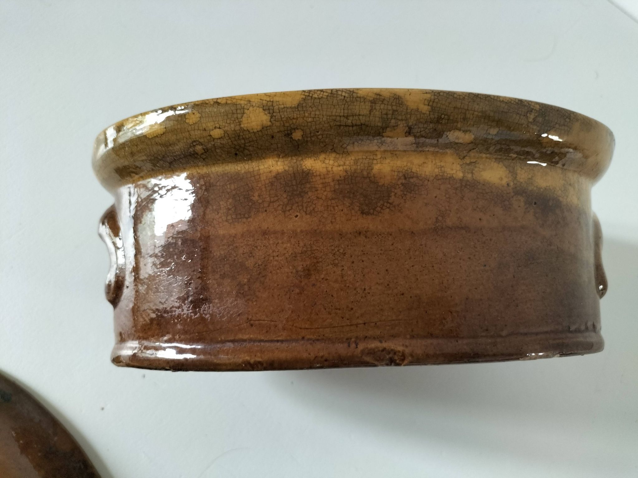 Vintage terrine in glazed earthenware La Bourguignonne n°6