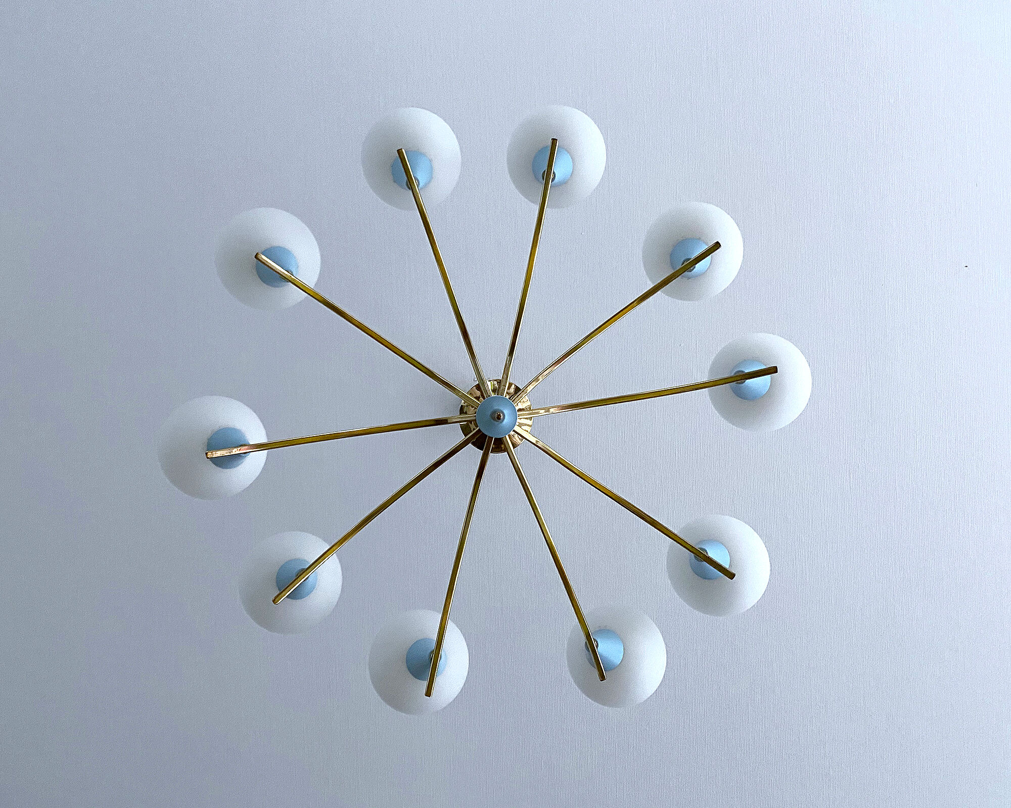 Vintage chandelier italy, 50s