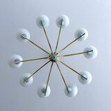 Vintage chandelier italy, 50s