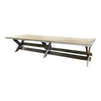 Workshop table in fir - carpenter's work from the 1970s-80s