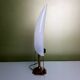 Lamp in gilded brass and perspex style 50 / 60
