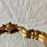 Golden shell mirror - baroque style
