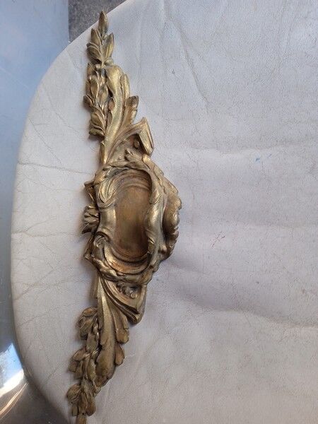 Pediment ornament gilded bronze furniture st Louis XV