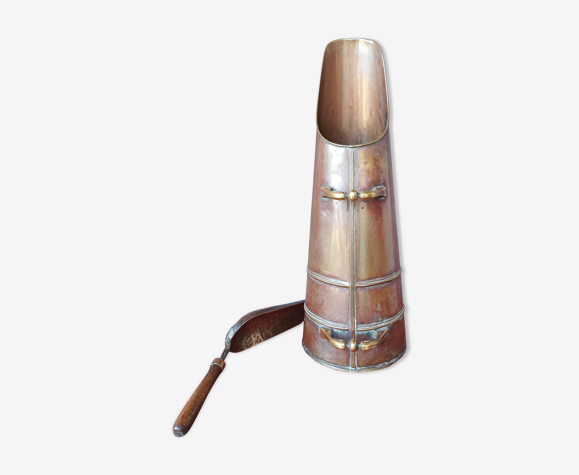 Seau à charbon en cuivre