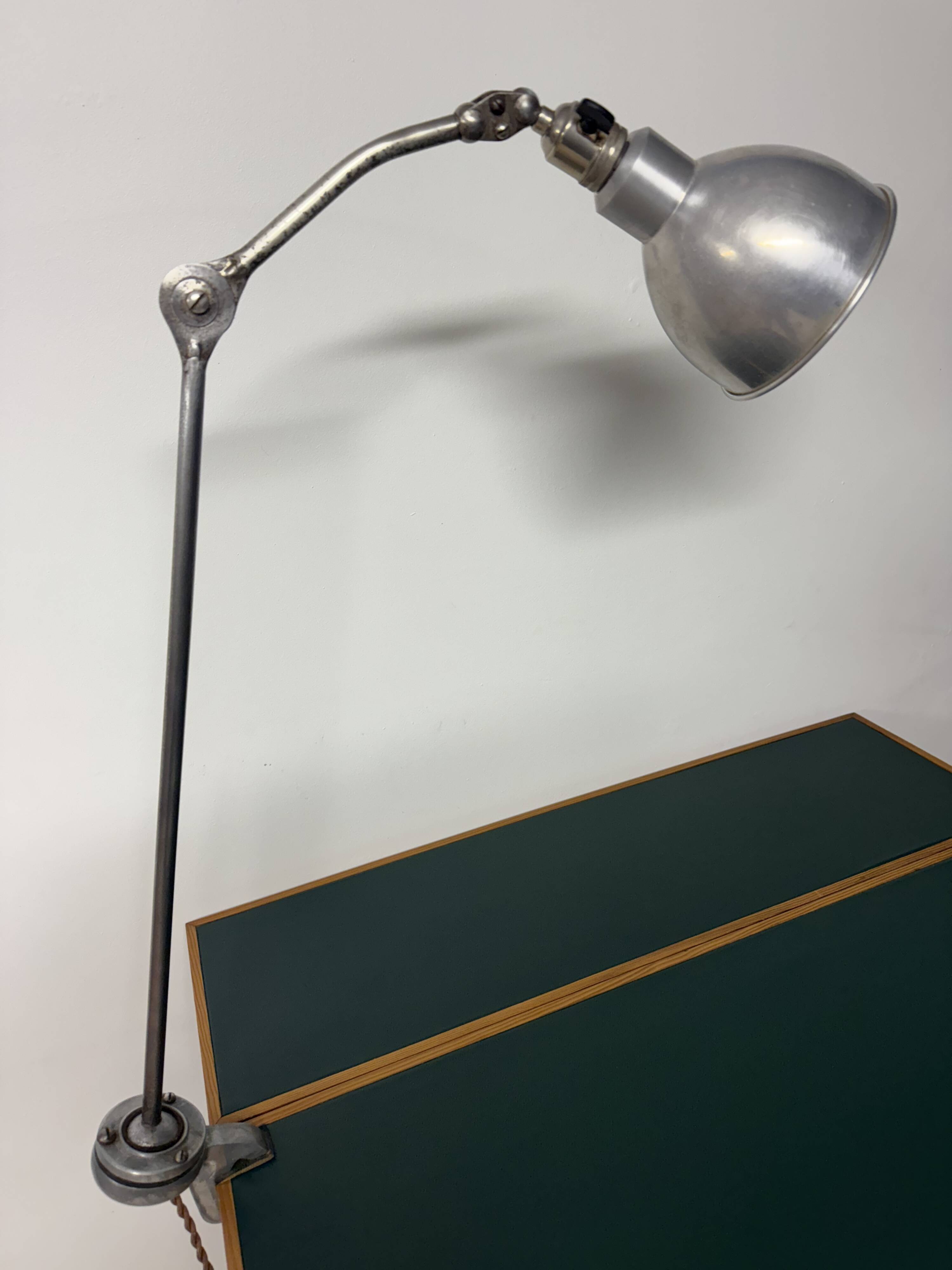 Industrial desk lamp