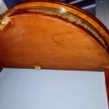 Half-moon console table mahogany empire