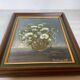 Tableau bouquet de fleurs huile sur toile