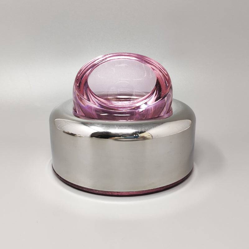 1960s Gorgeous "Biglia" in Crystal by Joe Colombo for Arnolfo Di Cambio. Made in Italy