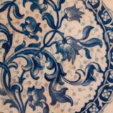 Gien earthenware serving dish circa 1880