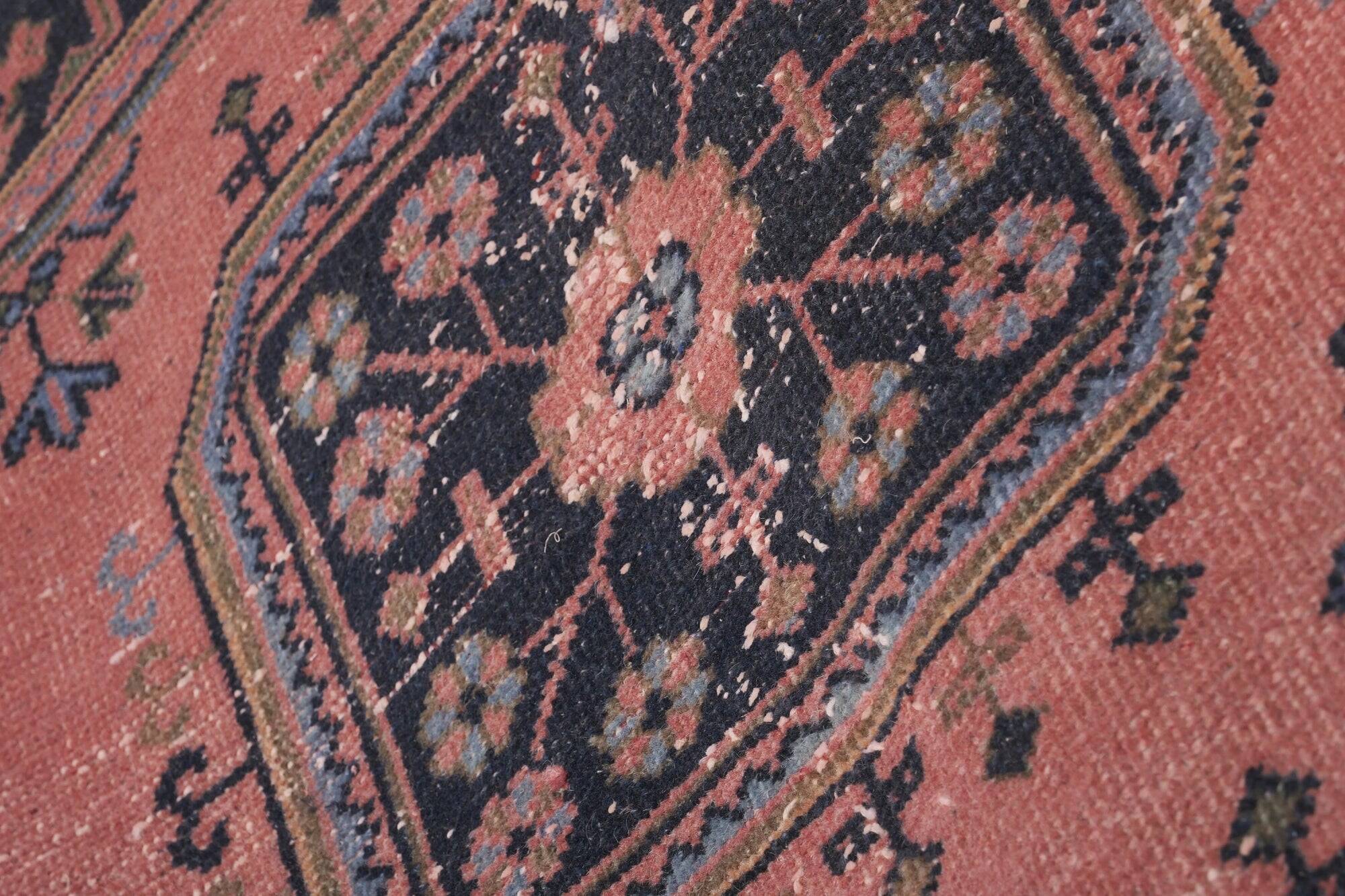 Vintage Turkish hallway rug 77x661 cm