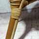 Vintage rattan basket chair