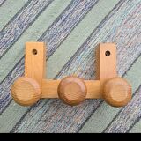 Coat rack with 3 hooks by Guillerme and Chambron