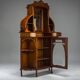 Coiffeuse, cabinet Art Nouveau, 1890