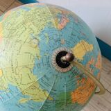 XXL World Map Globe - 1970s
