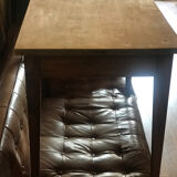 Solid wood farm table