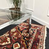 Chrome coffee table and smoked glass