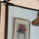 Vintage 1930 triptych mirror barber hairdresser young dancer woman - 19 x