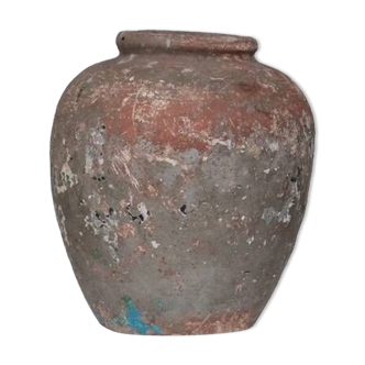 Antique Italian Patinated Ceramic Vase