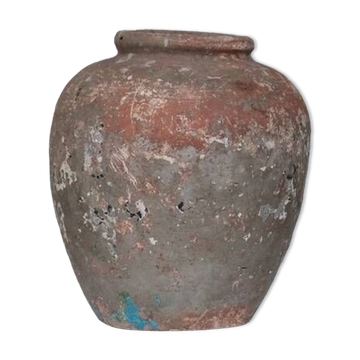 Antique Italian Patinated Ceramic Vase