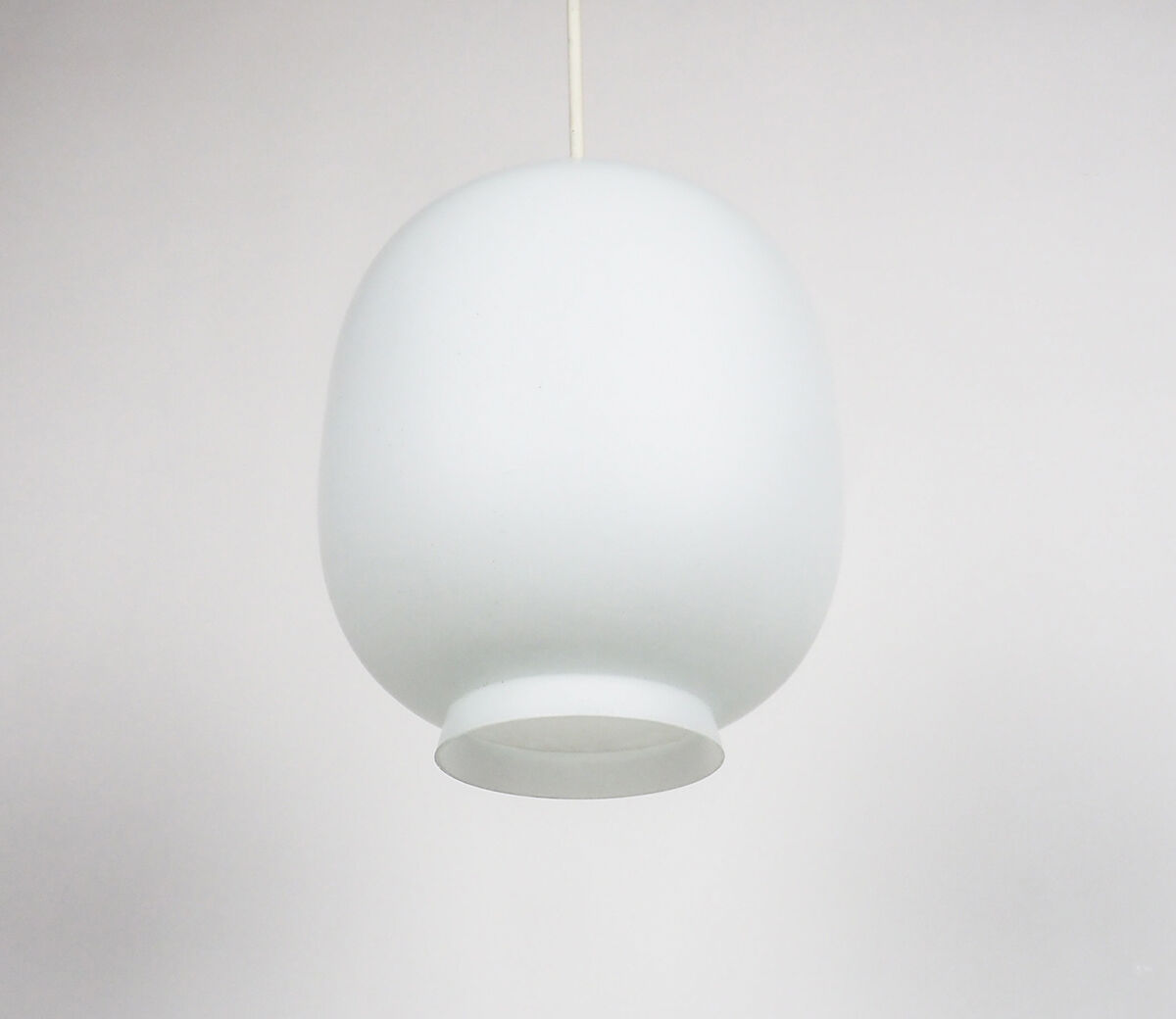 Vintage hanging lamp milk glass, 1950's