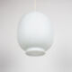 Vintage hanging lamp milk glass, 1950's