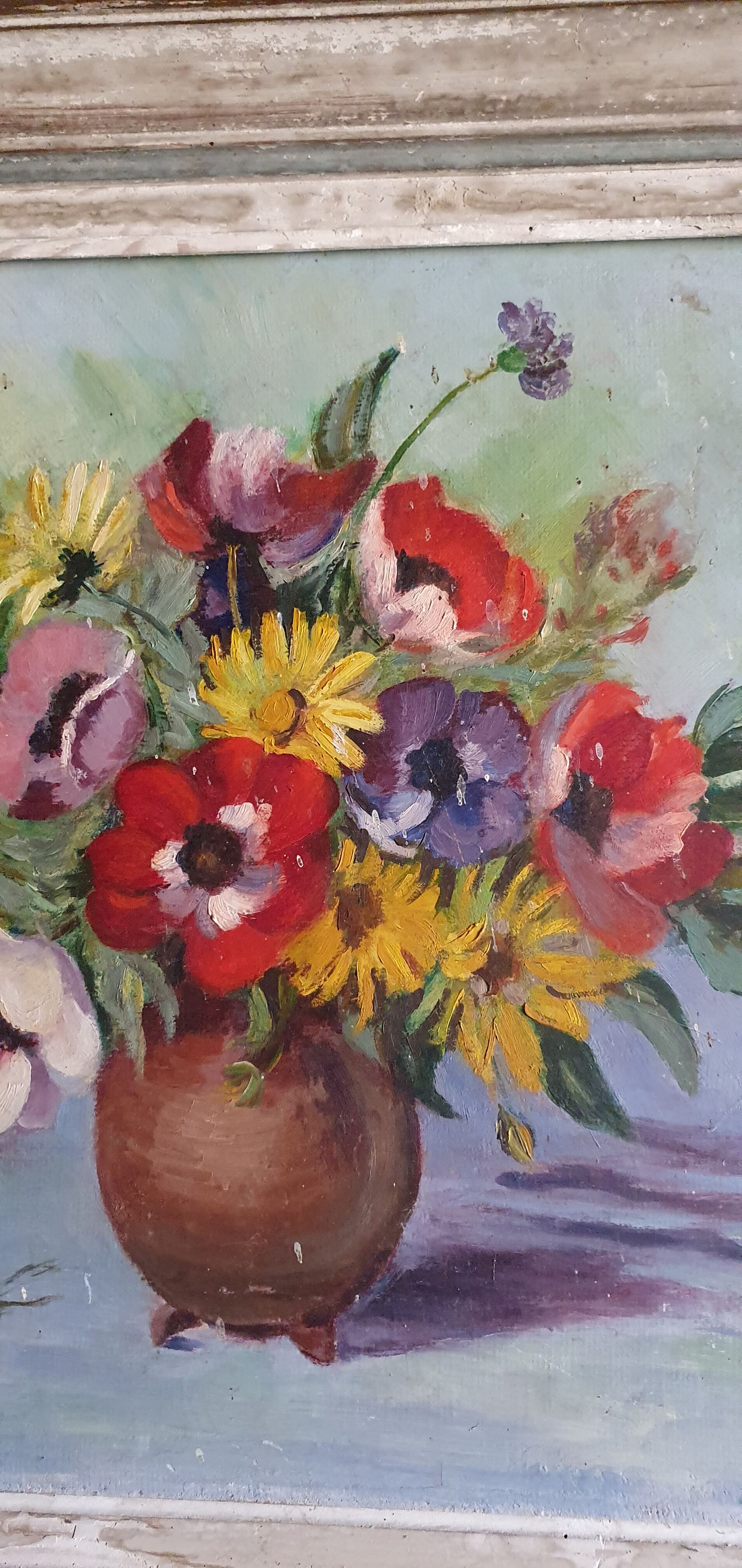 Bouquet de fleurs avec couleurs intenses