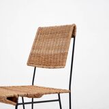 Rattan side chair by Carl Auböck