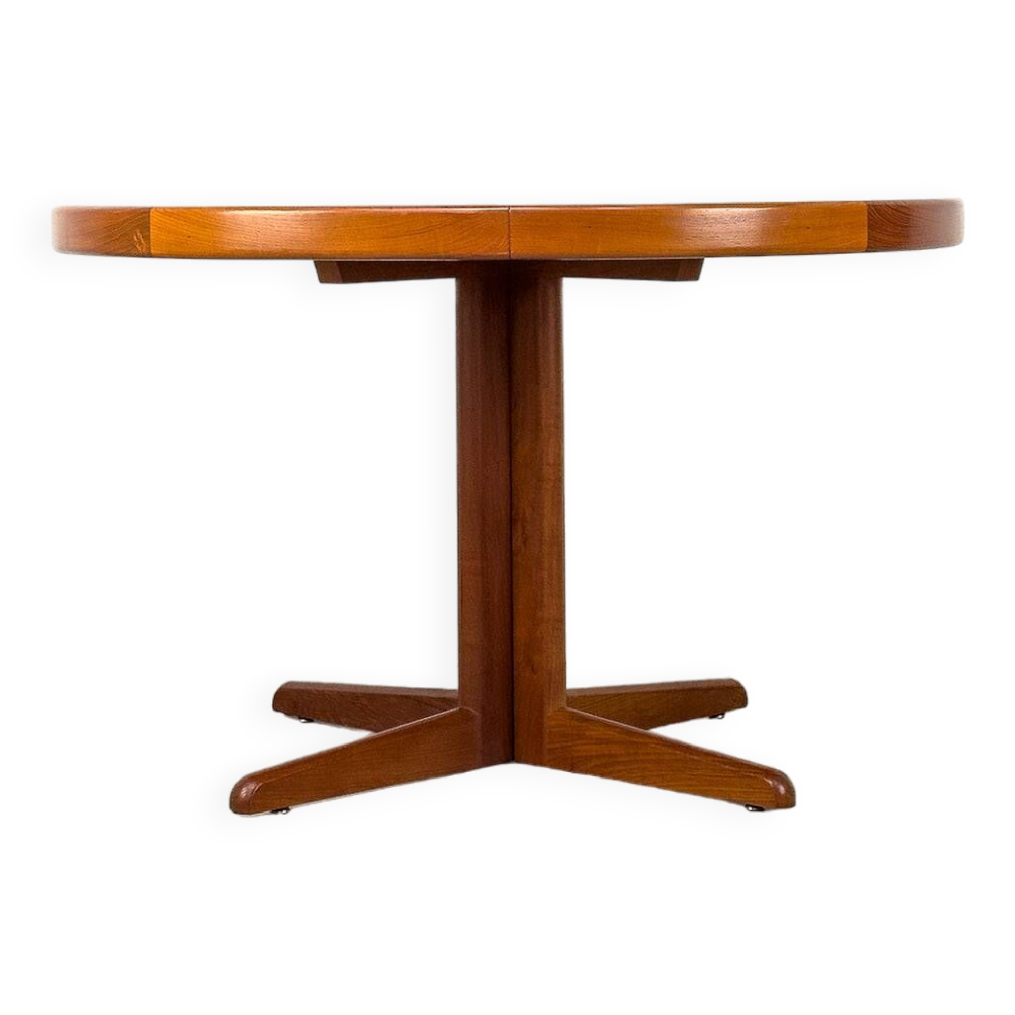 Table de Salle à Manger Ronde en Teck par HW Klein pour Bramin, Danemark, 1960s
