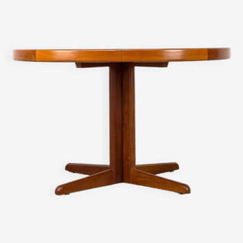 Danish Teak Round Dining Table by H. W. Klein for Bramin, 1960s