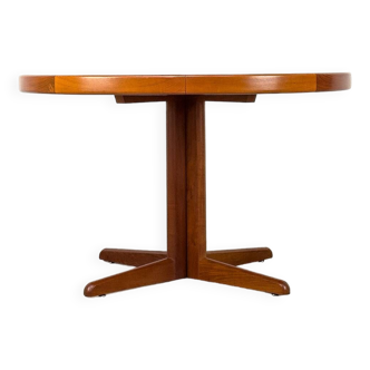 Danish Teak Round Dining Table by H. W. Klein for Bramin, 1960s