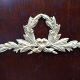 Empire-style mahogany bookcase